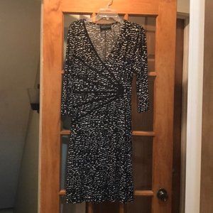 Connected Apparel Black and White Dress